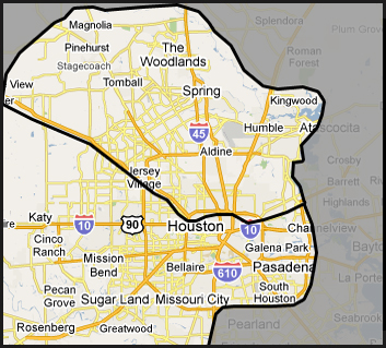 Map of Houston